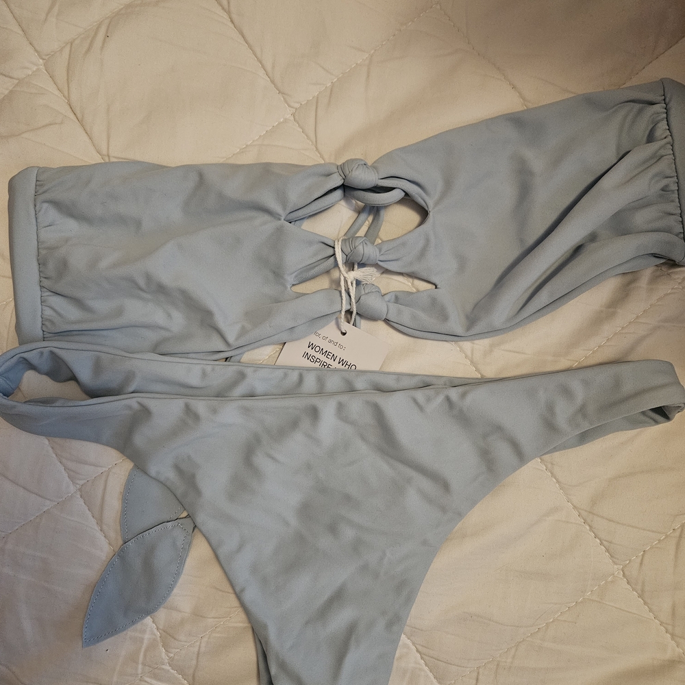 Benoa Swim Light Blue Bikini Set